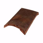 Tuile chatiere Perigord terre cuite Vieilli Surface - long. 28 cm x larg. 18 cm