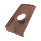 Tuile a douille diametre 100 Montchanin Losangee terre cuite Vieilli Bourgogne