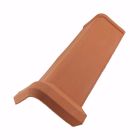 Faitiere angulaire a emboitement universelle terre cuite Vieilli