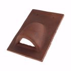 Tuile chatiere + grille Eminence terre cuite Ardoise irise Mureaux