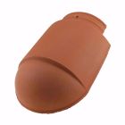 About de faitiere ventilation universelle terre cuite Gris Anthracite C - long. 36,5 cm x larg. 24,5 cm