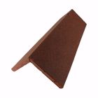 Aretier cornier angulaire universelle terre cuite Vieille Terre - long. 28 cm x larg. 19 cm