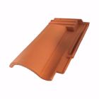 Sous-faitiere Double Canal Languedoc terre cuite Chateauneuf - long. 51,4 cm x larg. 30,8 cm