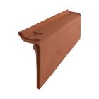 Rive equerre droite Double Canal 12 / Double Canal Languedoc terre cuite Pastel Occitan