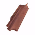 Demi-tuile Flamande PV terre cuite Amarante - long. 44,2 cm x larg. 16,5 cm