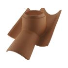 Tuile a douille diametre 150 Canal Evolution / Languedocienne terre cuite Vieux Midi - long. 62,7 cm x larg. 44,8 cm