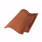 Tuile trois quart pureau Double Canal 12 terre cuite Pastel Occitan