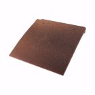 Tuile et demie terre cuite Tabac - long. 20cm x larg. 30cm