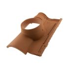 Tuile a douille diametre 150 Horizon 12 / Latitude 12 Brun rustique Roumazieres