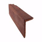 Rive a emboitement gauche La Gauloise terre cuite Noir Graphite - long. 41,8 cm x larg. 14,9 cm