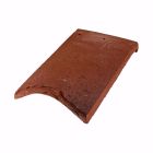 Tuile chatiere Monuments Historiques terre cuite Ocre Paille - long. 27 cm x larg. 18 cm