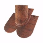 Tuile a douille diametre 100 Grand Cru Ecaille terre cuite Sable Bourgogne