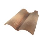 Double de rive (ou rive droite sans rabat) Double canal Languedoc terre cuite Flamme Languedoc