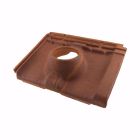 Tuile a douille diametre 100 Residence terre cuite Noir Graphite - long. 31,1 cm x larg. 41,2 cm