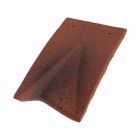 Tuile chatiere Sologne terre cuite Rouge flamme - long. 28 cm x larg. 17 cm