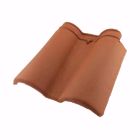 Double de rive trois-quart pureau Romane Evolution terre cuite Rouge Naturel - long. 33,2 cm x larg. 35,1 cm