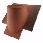 Tuile a douille diametre 150 Segala terre cuite Manoir - long. 45 cm x larg. 40 cm