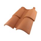 Double de rive de raccordement Latitude 12 terre cuite Brun Rustique - long. 45,9 cm x larg. 40,2 cm