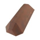 About a recouvrement de faitiere angulaire universelle terre cuite Sable Champagne - long. 47,7 cm x larg. 25 cm