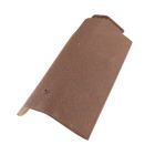 Faitiere angulaire a emboitement universelle terre cuite Brun - long. 42,1 cm x larg. 25,1 cm