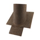 Tuile a douille diametre 150 18x28 Perigord terre cuite Vieux Toit