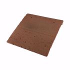 Tuile et demie terre cuite vieux pays Vieux Clocher - long. 20cm x larg. 30cm