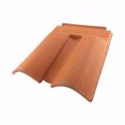 Double de rive sous-faitiere Horizon 12 terre cuite Vieilli Languedoc - long. 45,8 cm x larg. 40,4 cm