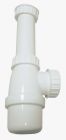SOMATHERM FOR YOU - P415 - Siphon plastique grand culot Ø32 - 33/42 - Plastique blanc - Reglable en hauteur de 195 a 265 mm - Arrivee 33/42