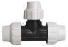 SOMATHERM FOR YOU - Raccord plastique Te reduit au centre - Tube PE diametre 25-20-25mm - Facile et rapide a connecter - ACS