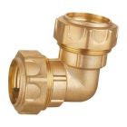 SOMATHERM FOR YOU - Raccord laiton coude egal a Serrage Exterieur - La fiablilite optimale pour un raccordement ultra-rapide - Tube PE diametre 20mm - Economique et fiable - ACS