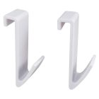 SOMATHERM FOR YOU - SPB - Lot de 2 crochets pour seche serviette tube plat blanc