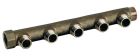 SOMATHERM FOR YOU - Collecteur de distribution laiton a portee plate mf3/4' - 5 sorties