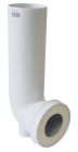 SOMATHERM FOR YOU - Pipe longue coudee plastique D100m avec prise d'air pour ameliorer l'evacuation et joint a levre neoprene