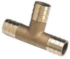 SOMATHERM FOR YOU - Raccord cannele Te egal - Fiable, rapide et facile a connecter - Pour tuyau d arrosage Ø15-16mm - Laiton