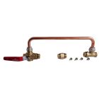 AQUAWATER - 105024 - Kit by-pass Easy Tub - Raccordement facilite avec le systeme Easy Tub - Pour raccorder un filtre double