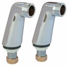 SOMATHERM FOR YOU - Raccord sur gorge laiton chrome 'Luxe' - M15/21-M20/27