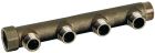 SOMATHERM FOR YOU - Collecteur de distribution laiton a portee plate mf3/4' - 4 sorties