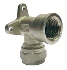 SOMATHERM FOR YOU - 4747-20-15S - Applique murale a compression pour tube Multicouche Ø20 - Femelle 15/21 (1/2'') - Permet de raccorder un tube multicouche Ø20 par simple vissage a un ecrou sans outil specifique - (2 cles plates suffisent)