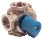 SOMATHERM FOR YOU - Vanne melangeuse laiton a 4 voies f1' - passage standard kv12