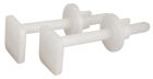 SOMATHERM FOR YOU - Fixation d'abattant WC avec 2 vis a tete carree et 2 ecrous - plast
