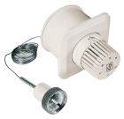 SOMATHERM FOR YOU - Robinet d'arret a visser double Femelle FF12/17 - Tete a potence - En laiton brut