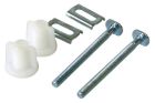 SOMATHERM FOR YOU - Fixation d'abattant WC 2 plaques metal et 2 ecrous - longueur 75mm