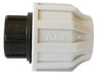 SOMATHERM FOR YOU - Raccord plastique bouchon - Tube PE diametre 32mm - Facile et rapide a connecter - ACS