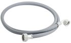 SOMATHERM FOR YOU - Flexible d'alimentation pour machine a laver - Raccords droits F-F coude 3/4' - Longueur : 2,5m