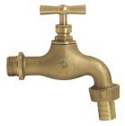 SOMATHERM FOR YOU - Robinet de puisage a potence - Fiable et resistant - M 3/4' - Raccord au nez 3/4' - Corps laiton brut - ACS