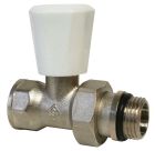 SOMATHERM FOR YOU - Robinet de radiateur simple reglage droit 1/2' nickele