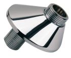 SOMATHERM FOR YOU - Raccord laiton chrome excentre 21mm - M15/21-M20/27 + Rosace