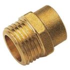 SOMATHERM FOR YOU - Raccord laiton droit a souder - Male 12/17 - Pour tube cuivre Ø14