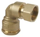 SOMATHERM FOR YOU - Raccord laiton coude SUMO - Sens unique de montage pour plus de securite et une meilleure resistance - Tube PE diametre 32mm - Ecrou tournant 1' - Resistant et fiable - ACS - Garantie 5 ans