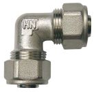 SOMATHERM FOR YOU - /3031-16 - Coude a compression egal pour tube Multicouche Ø16 - Permet de raccorder un tube multicouche Ø16 par simple vissage a un ecrou sans outil specifique - (2 cles plates suffisent)